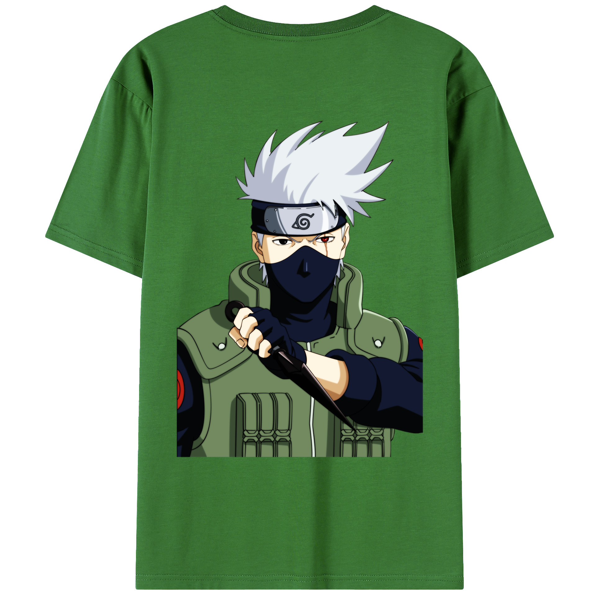 （画像用） NARUTO -ナルト- はたけ カカシ Hatake Kakashi レディース半袖Tシャツ(バックプリント)